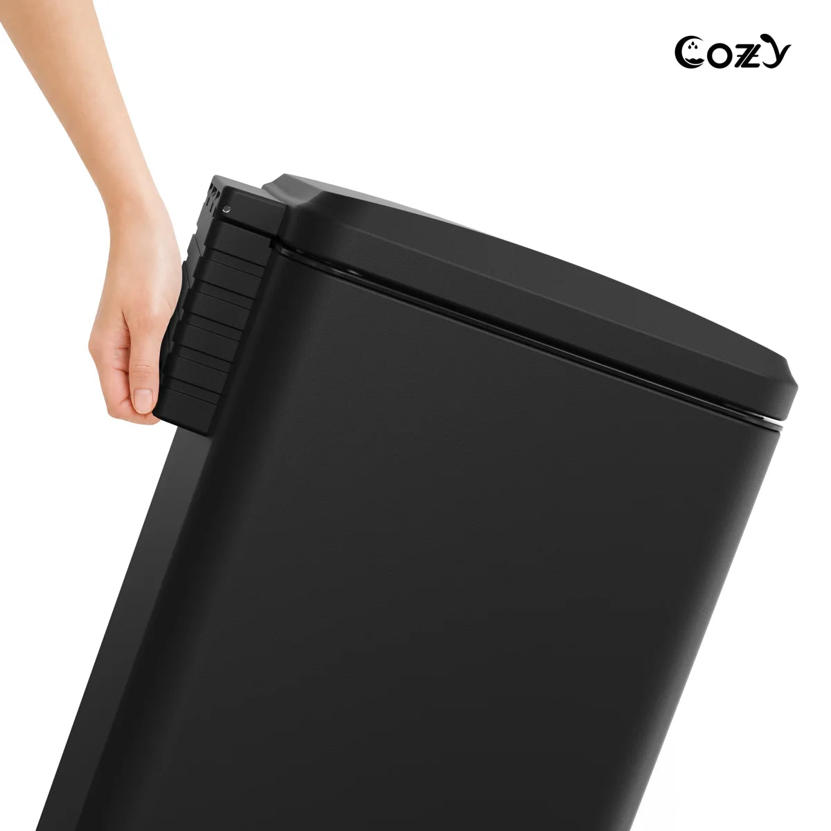 17.2 Gallon Stainless Steel Step Trash Can with Soft-Close Lid