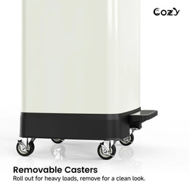 17.2 Gallon Stainless Steel Step Trash Can with Soft-Close Lid
