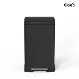 17.2 Gallon Stainless Steel Step Trash Can with Soft-Close Lid