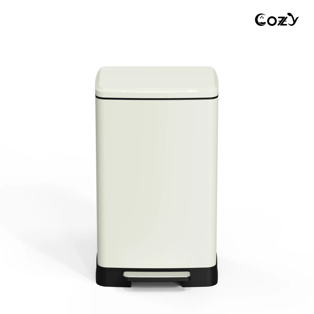 17.2 Gallon Stainless Steel Step Trash Can with Soft-Close Lid