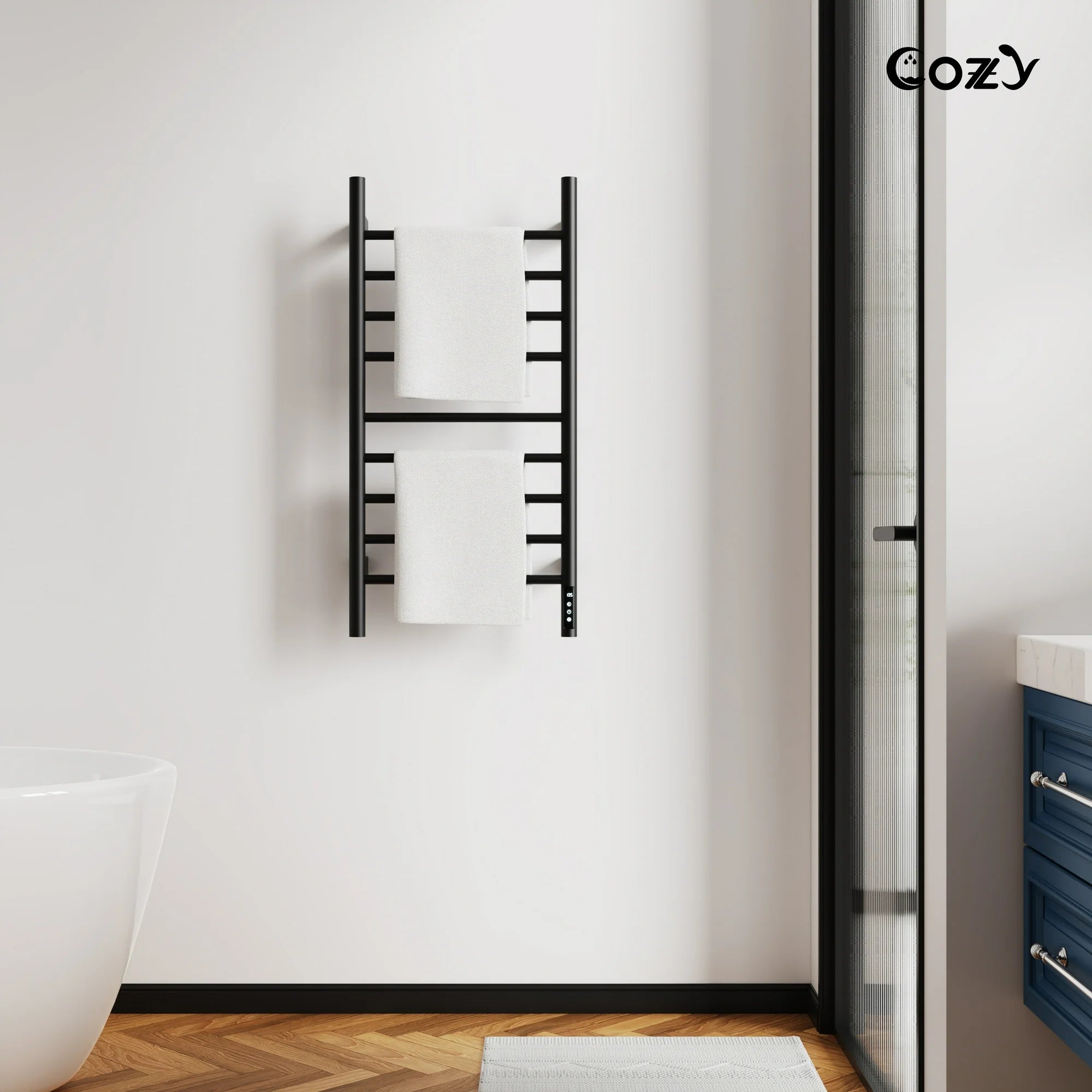 Cozy Electric Heated Towel Rack  EB03-BR-193504