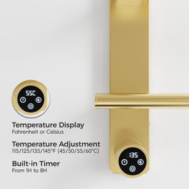 Cozy Electric Heated Towel Rack EB04-BG-242003