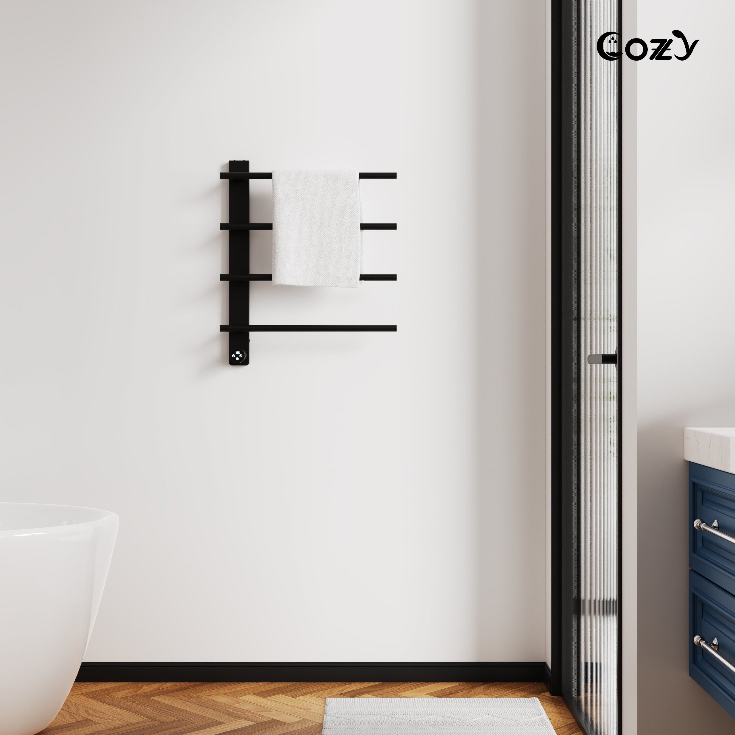Cozy Electric Heated Towel Rack EB04-BG-242003