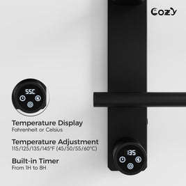 Cozy Electric Heated Towel Rack EB04-BG-242003