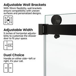 COZY Double Sliding Shower Door(Local Pickup Only)