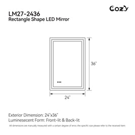 COZY LED Mirrior (Local Pickup Only)