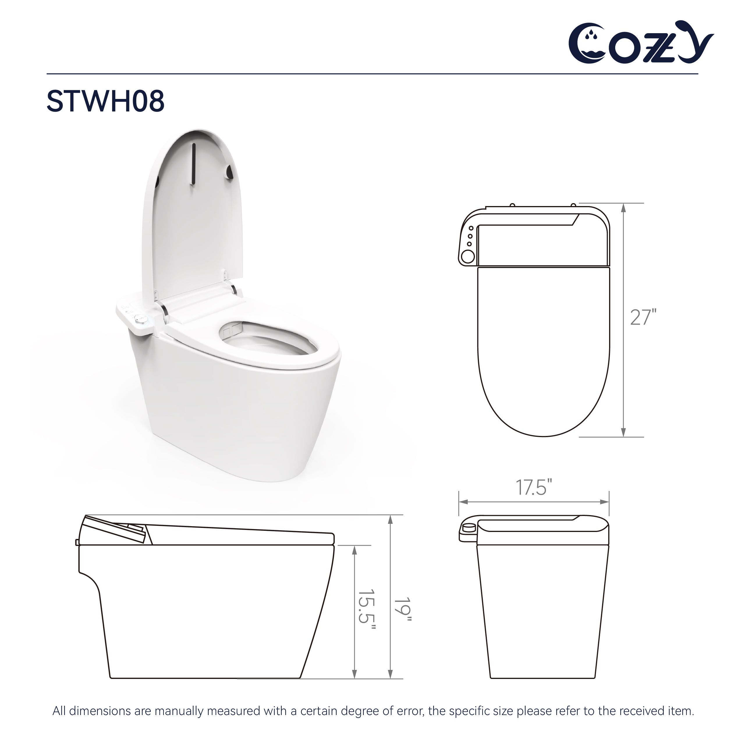 COZY Smart Toilet(Local Pickup Only)