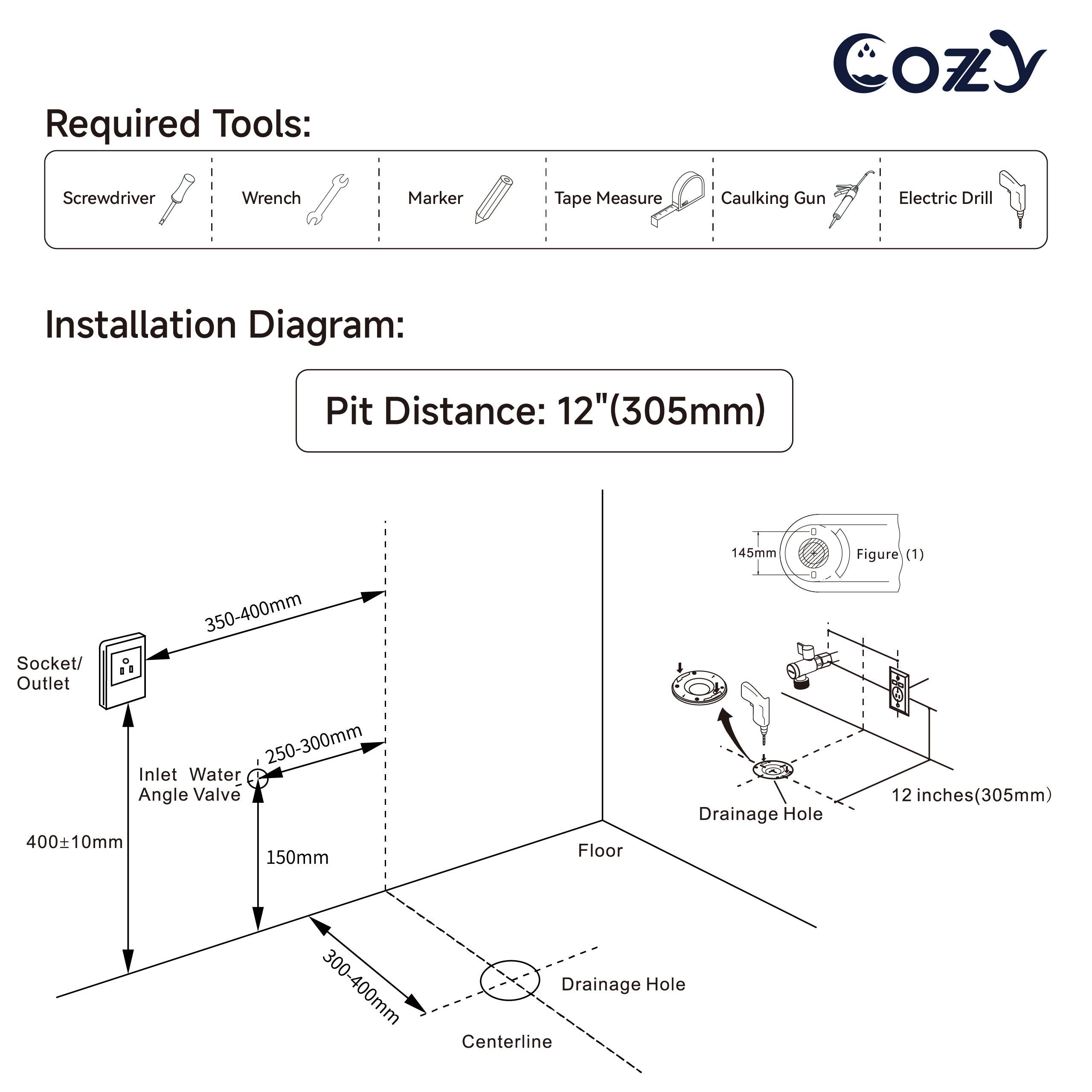 COZY Smart Toilet(Local Pickup Only)