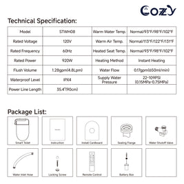 COZY Smart Toilet(Local Pickup Only)