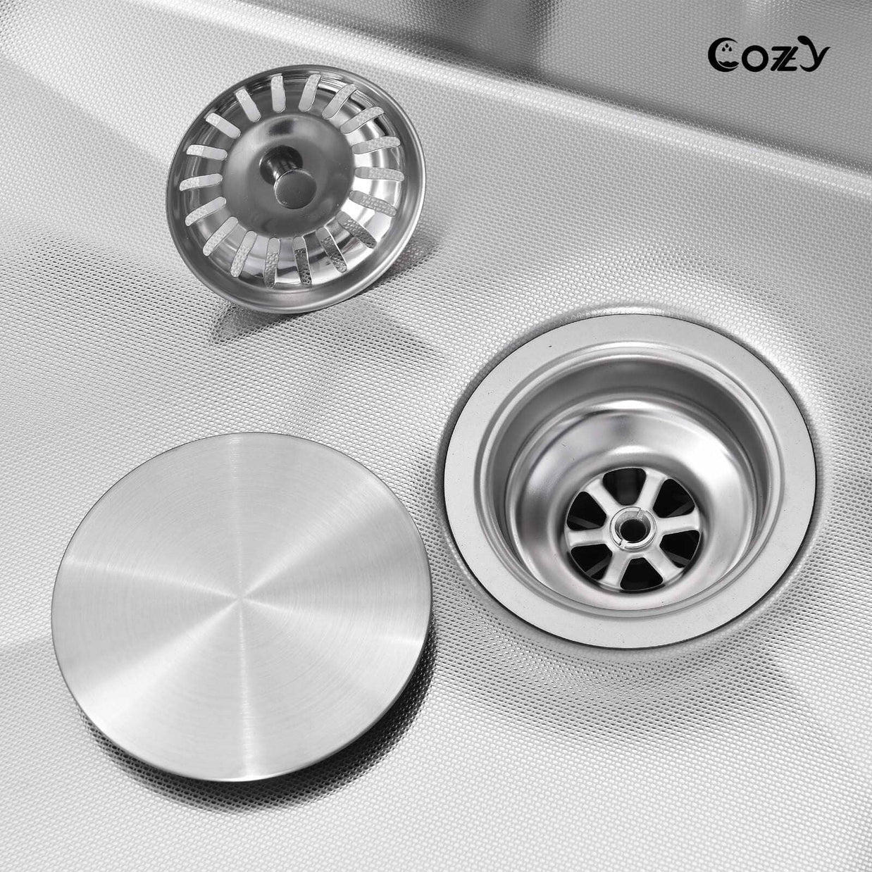 Cozy sink drain filter and stopper