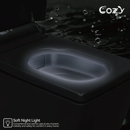 COZY Square Smart Toilet | Foot Sensor, Auto Flush, Tankless & Instant Heat | STBL06-1