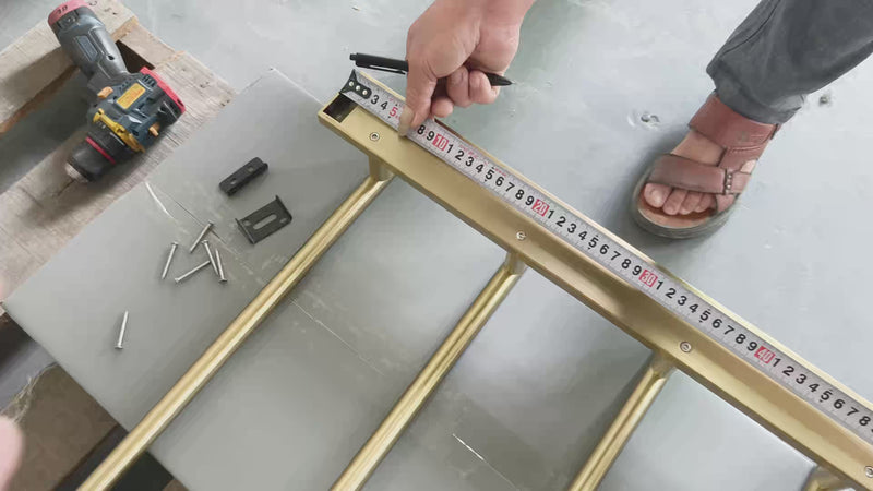 How to install Cozy EB04 electric heated towel rack step by step guide video.