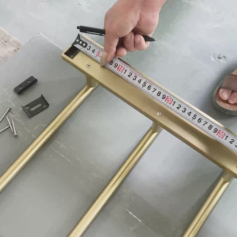 How to install Cozy EB04 electric heated towel rack step by step guide video.