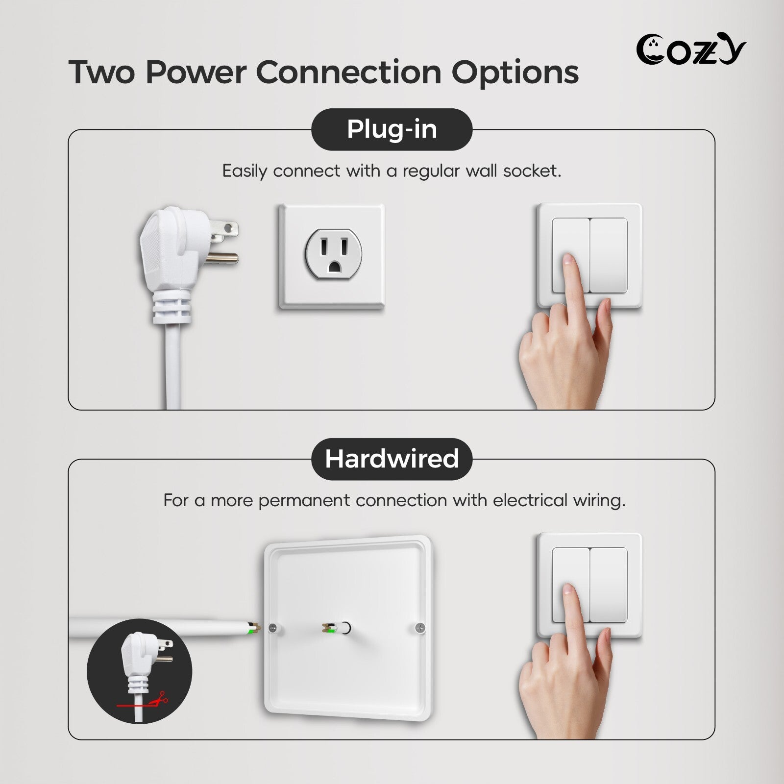 Cozy Electric Heated Towel Rack EB01