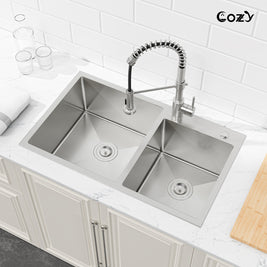 COZY Stainless Steel Kitchen Sink, 32