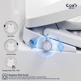 COZY Smart Bidet, Built-In Occupancy Sensor SBWHO4