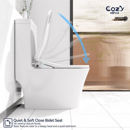COZY Smart Bidet, Built-In Occupancy Sensor SBWHO4