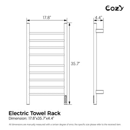 Cozy Electric Heated Towel Rack EB03