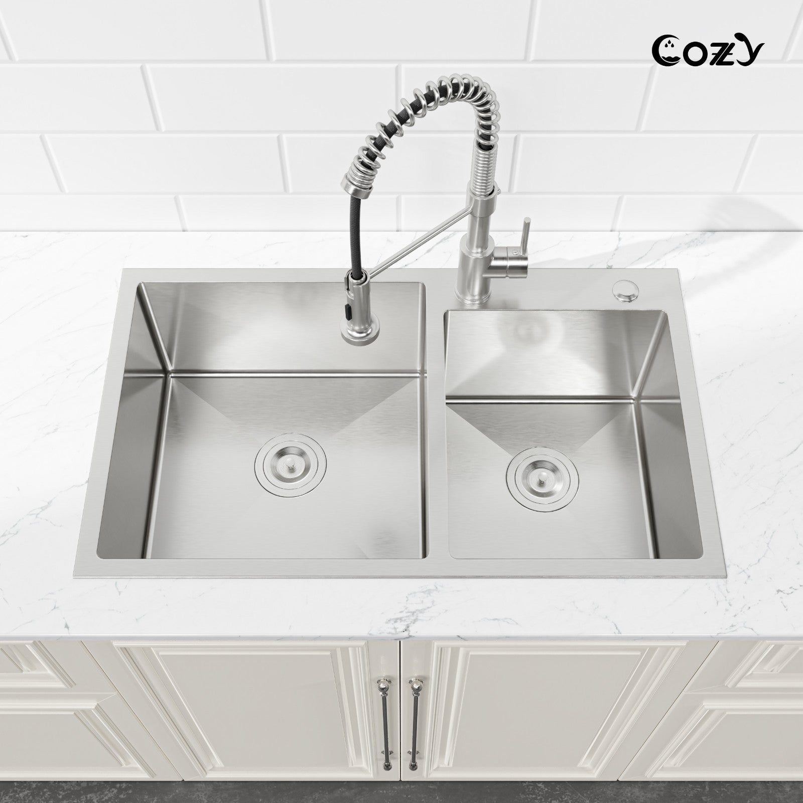 COZY Stainless Steel Kitchen Sink, 32