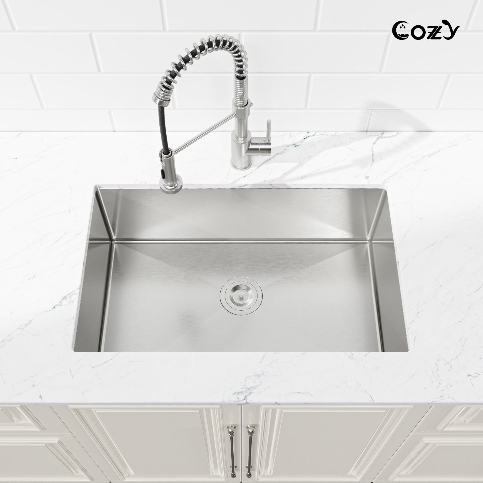 COZY Stainless Steel Kitchen Sink, 30