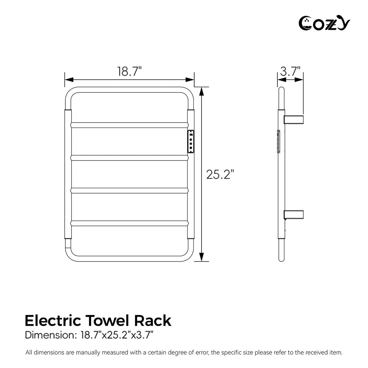 Cozy Electric Heated Towel Rack EB01