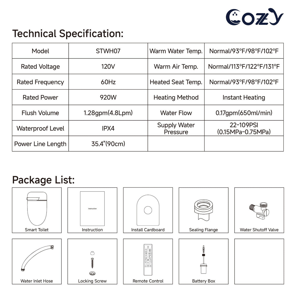 smart toilet wh07