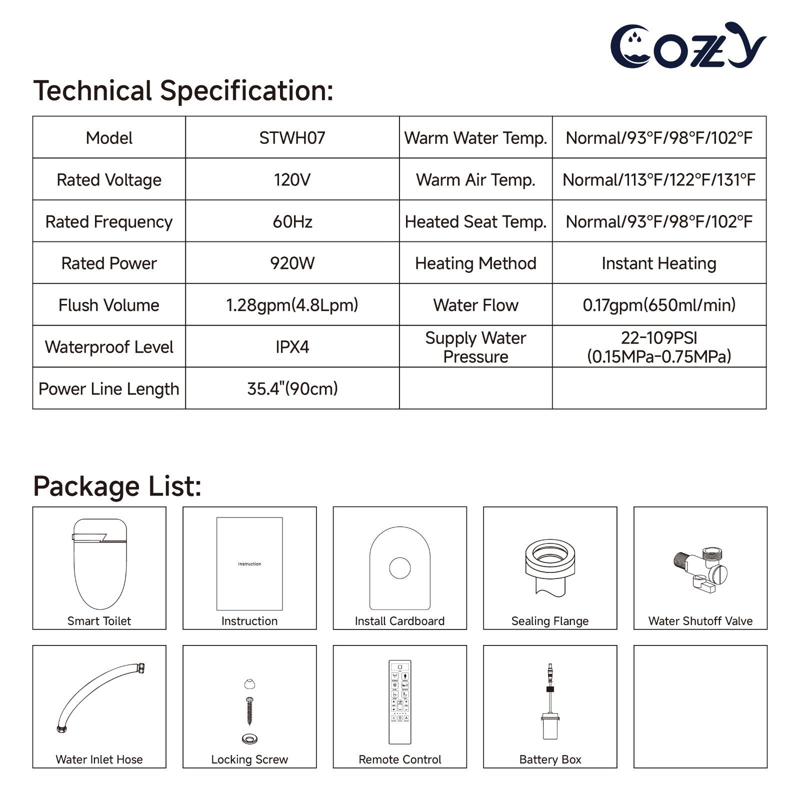 smart toilet wh07